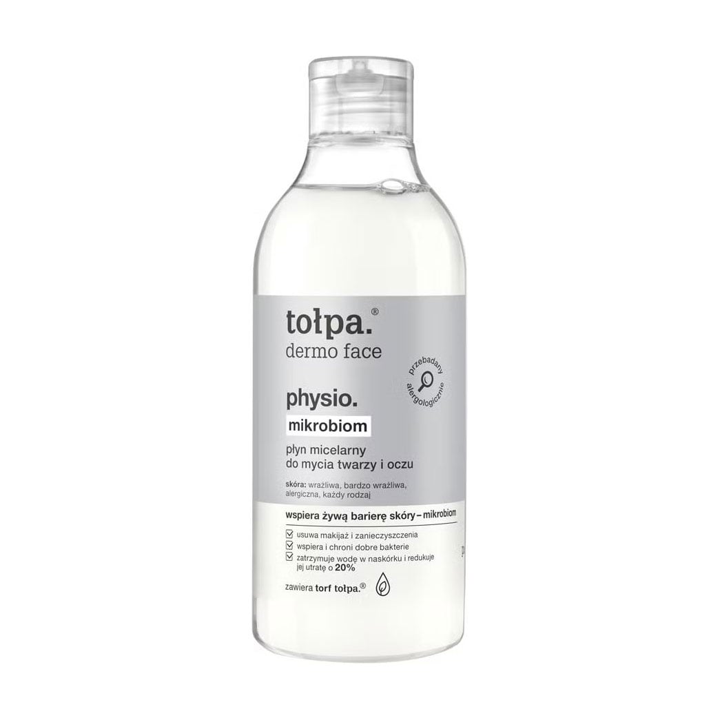 Міцелярна рідина для обличчя Tolpa Dermo Face Physio. Mikrobiom, 400 мл